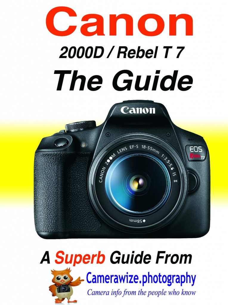 Canon 2000D Rebel T7 guide cover